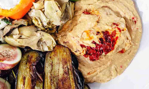 Mediterranean Plate Classic - Vegetarian dish